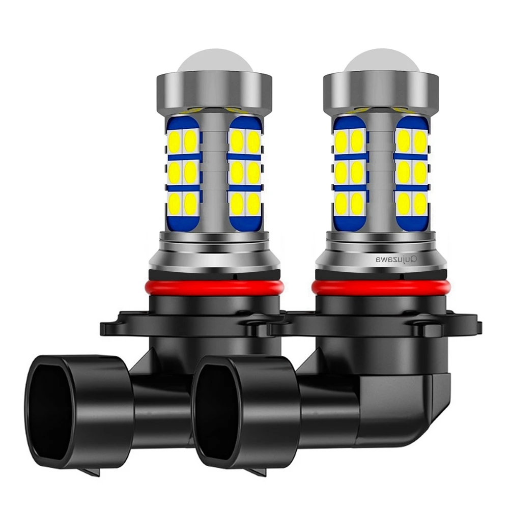 

2Pcs H8 H11 HB4 9006 P13W PSX24W High Quality LED Bulbs Auto Anti Fog Lamps Car Driving Running Light Front Foglamp 6000K White