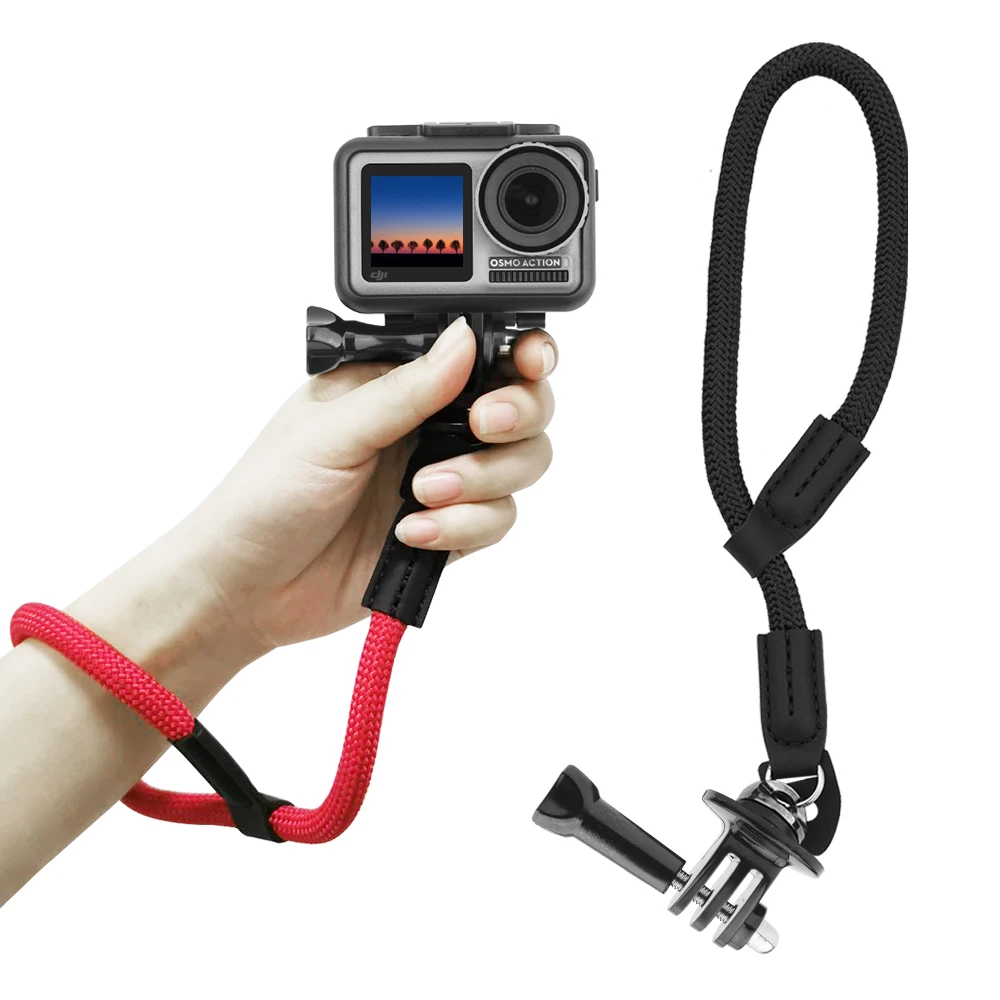 

Handheld PTZ safety Lanyard Sling Copper Nut Adapter Safety Hand Strap Belt for OSMO ACTION Sports Camera Accessories