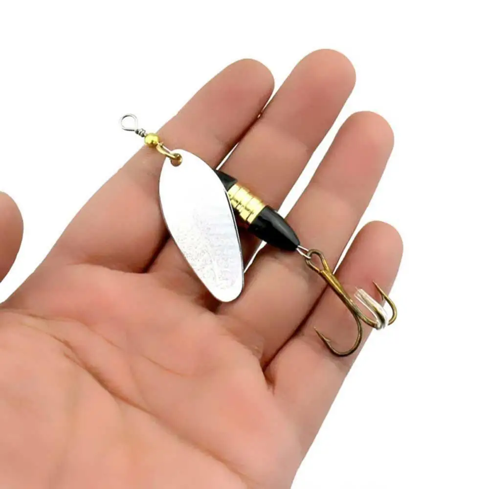 

Fishing Spoon Lure Metal Jigging Lure Baits Spinner Carp Sel Fishing Bait Q5H8