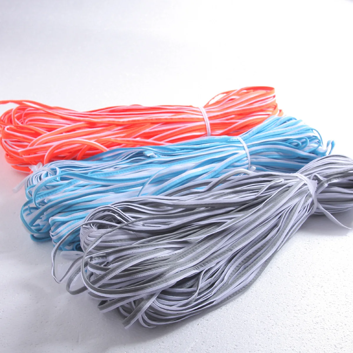 5 Meters Colored Reflective Piping Strip Sewing On Clothes For Edge Covering Bags | Безопасность и защита