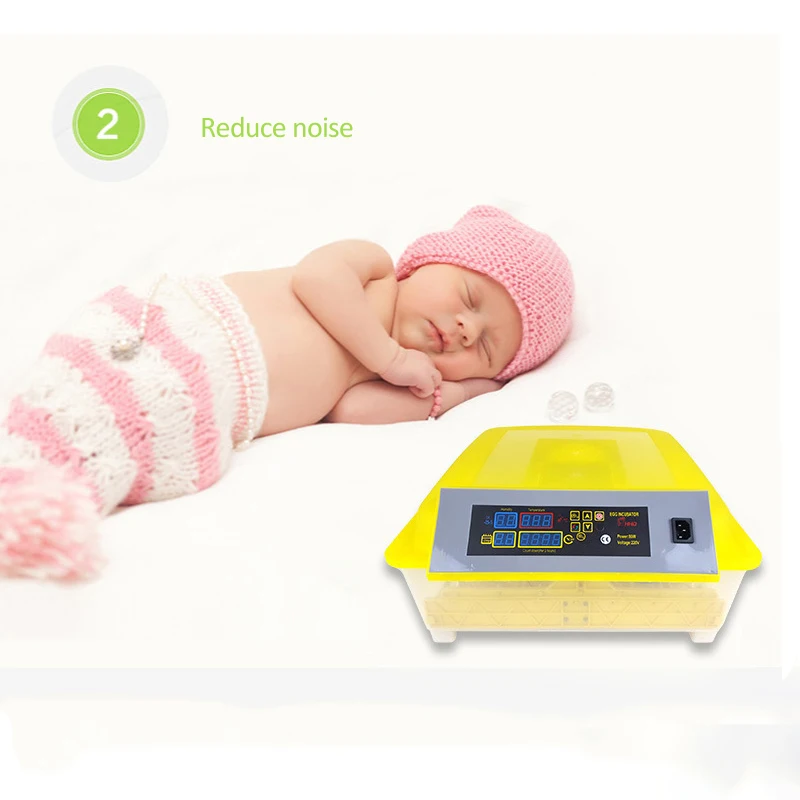 Автоматический инкубатор для яиц 48 токарный куриных с контролем