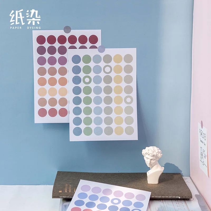 Мохамм 2 листа жемчужные серии Плоские наклейки в горошек основной материал