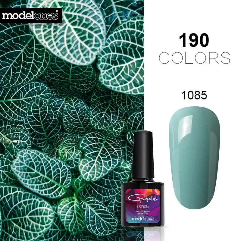 УФ гель для ногтей Modelones 190 цветов светодиодный Гель лак салона сухой со