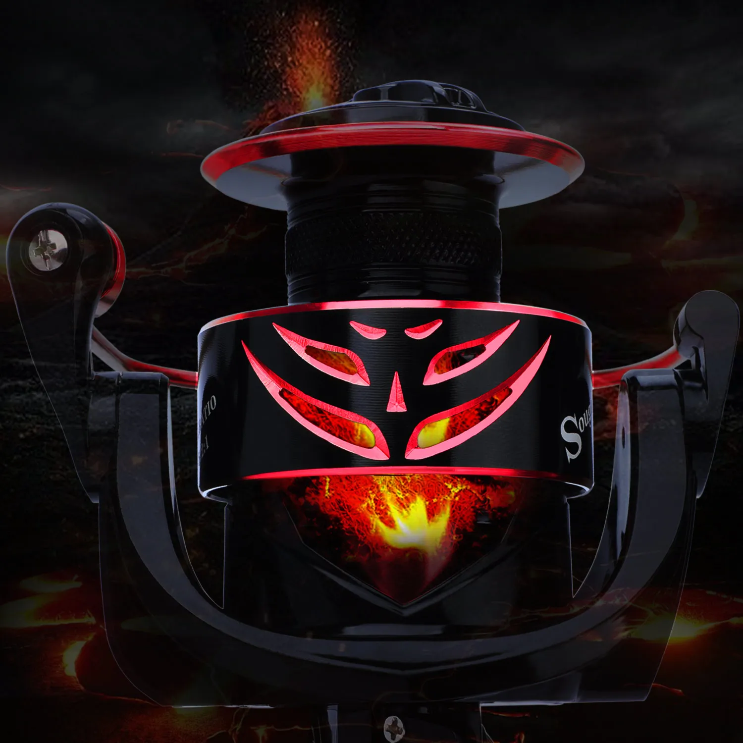 Sougayilang Спиннинг Рыболовная катушка для тела 5 2: 1 Шестерни соотношение гладкой 12 +