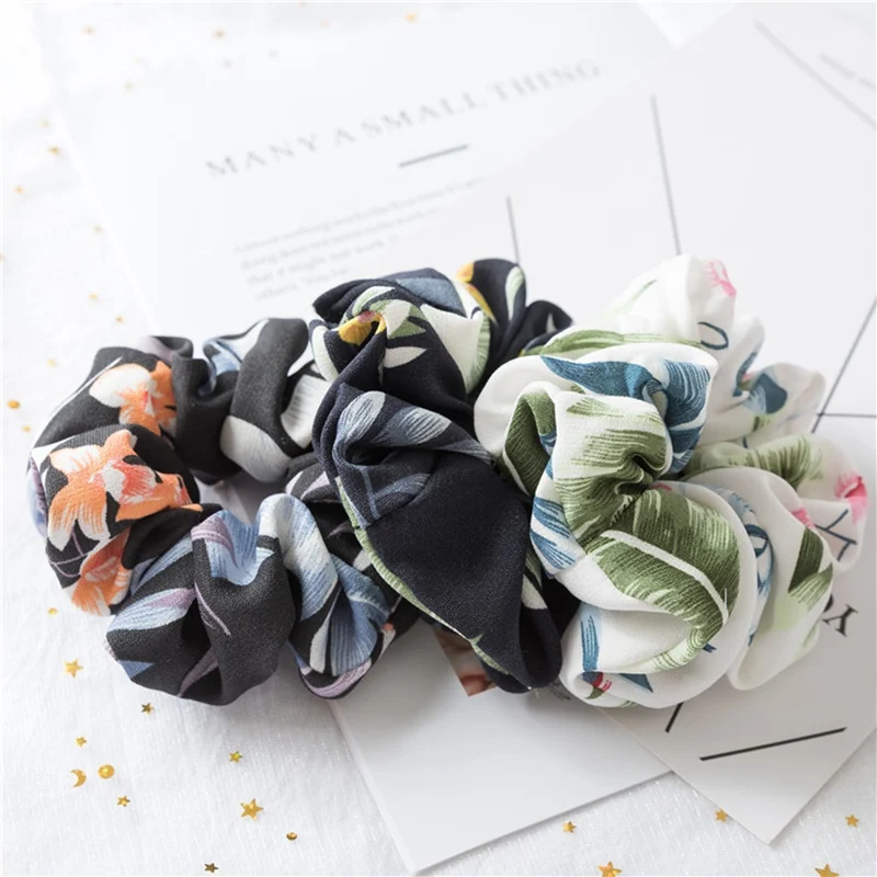 3 шт./лот новинка эластичная лента резинки кольцо для волос Цветочный свежий