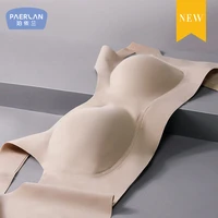 paerlan underwired sleep bra gathers sexy beauty back vest style smooth and seamless one piece underwear for women