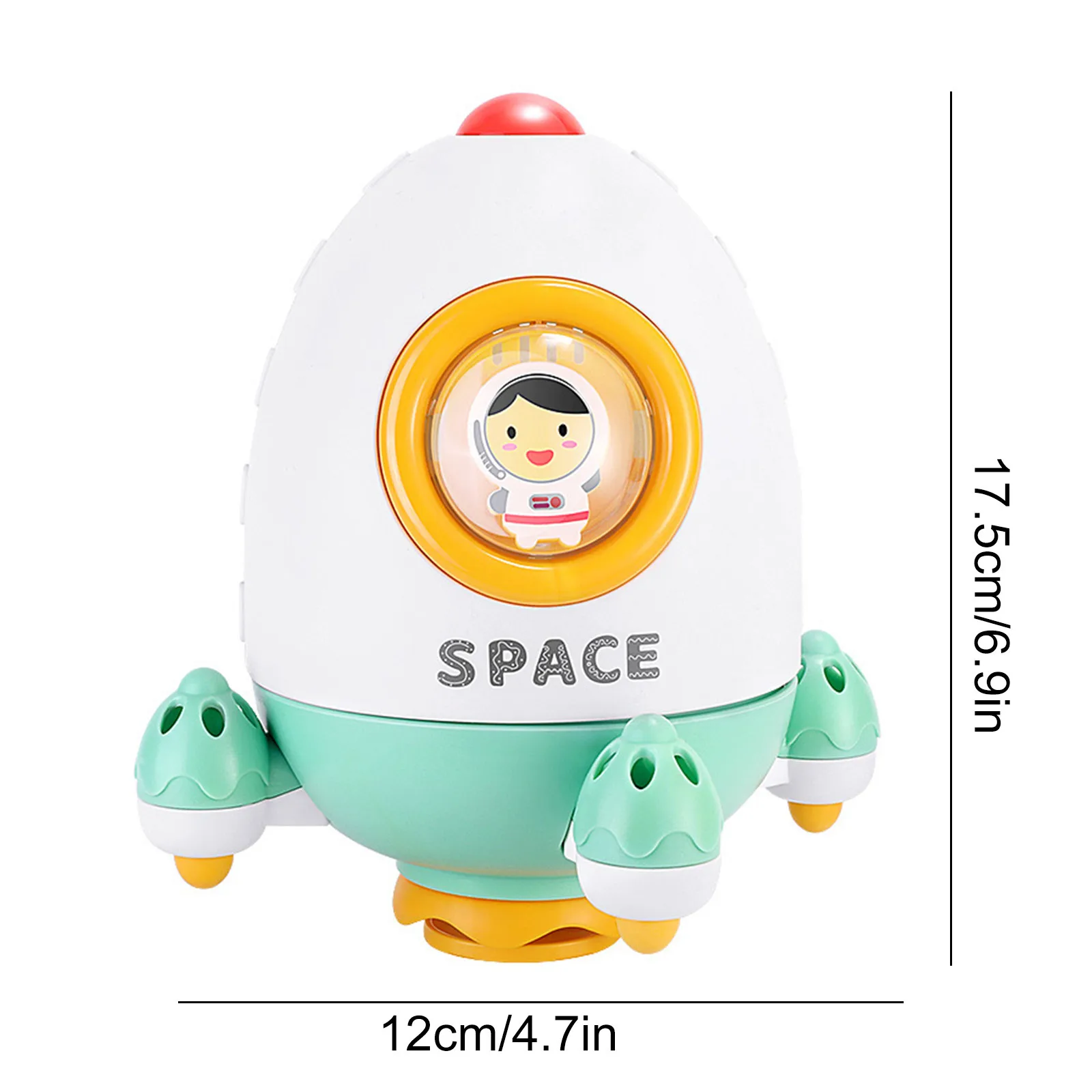 

Baby Bath Toy Spray Water Bathtub Toy Space Rocket Shower Toys Gift For Infants Cultivate Interest Baby Bathing Games Toys