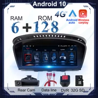 6128gb android 10 car radio stereo player gps navigation for bmw e60 e61 e63 e64 e90 e91 e92 ccc cic system