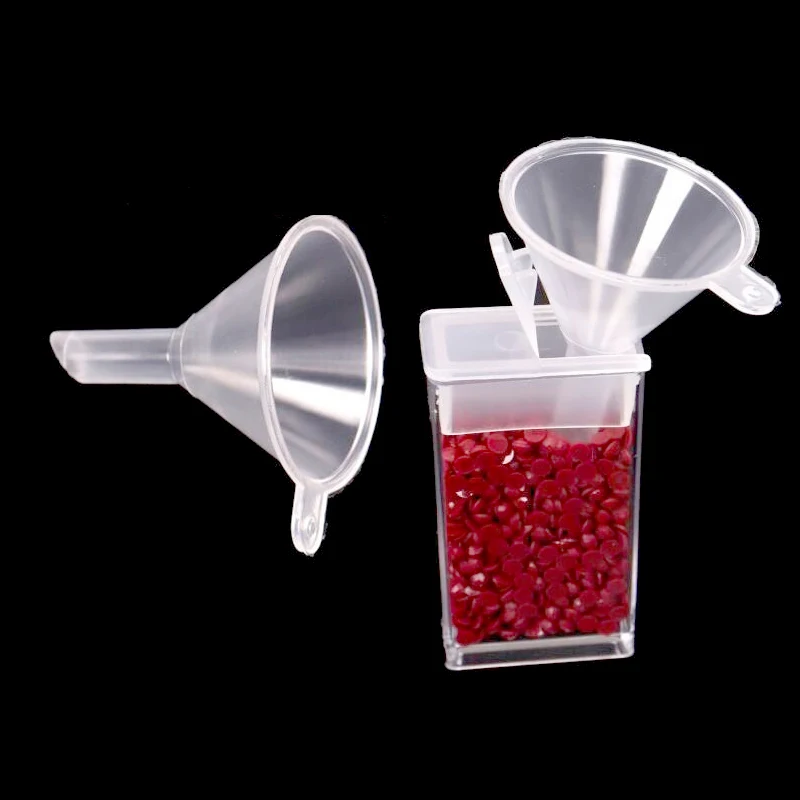 Квадратная круглая алмазная живопись аксессуары Воронка шарик контейнер