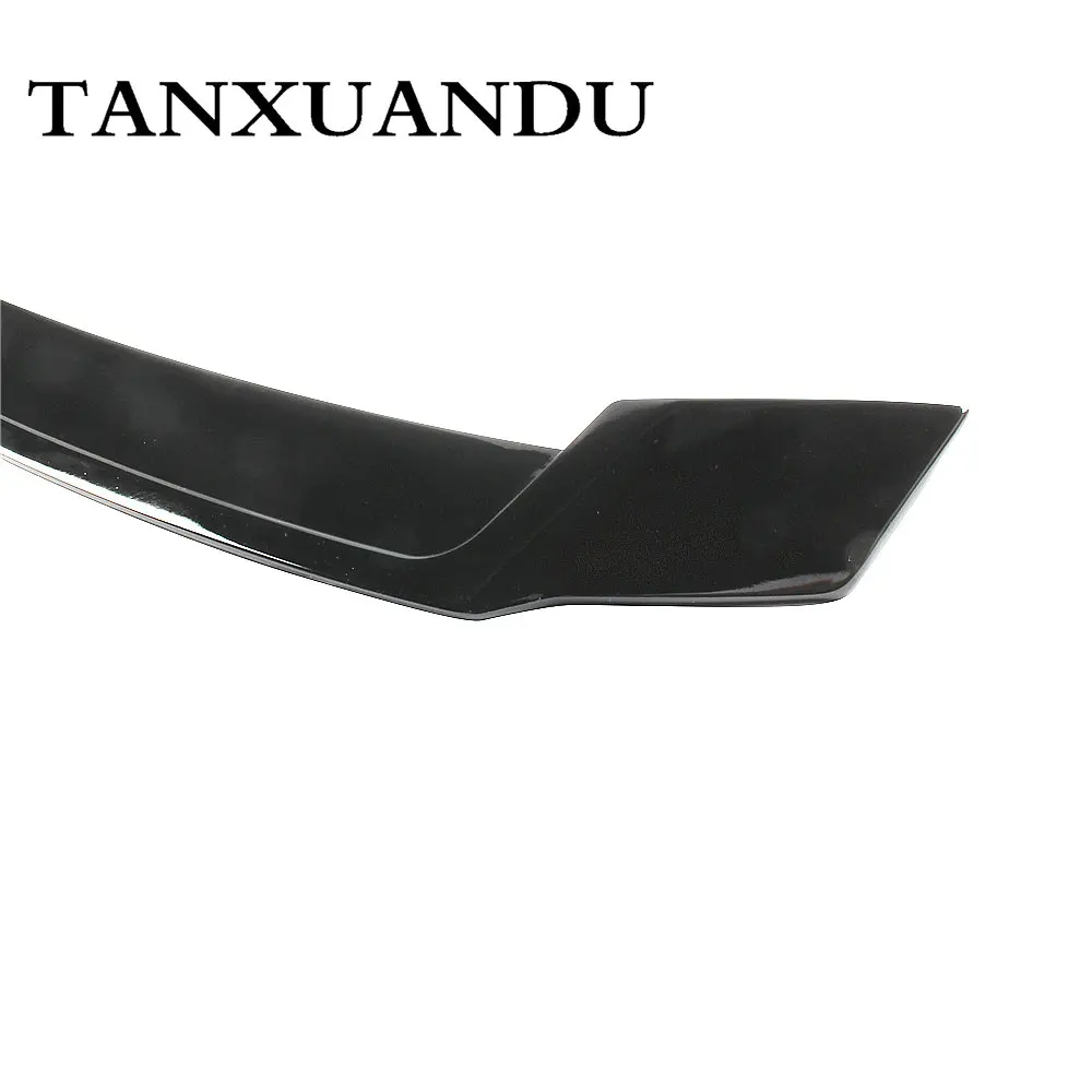1026 Окрашенный черный блеск ABS задний багажник спойлер крыло отделка тайский