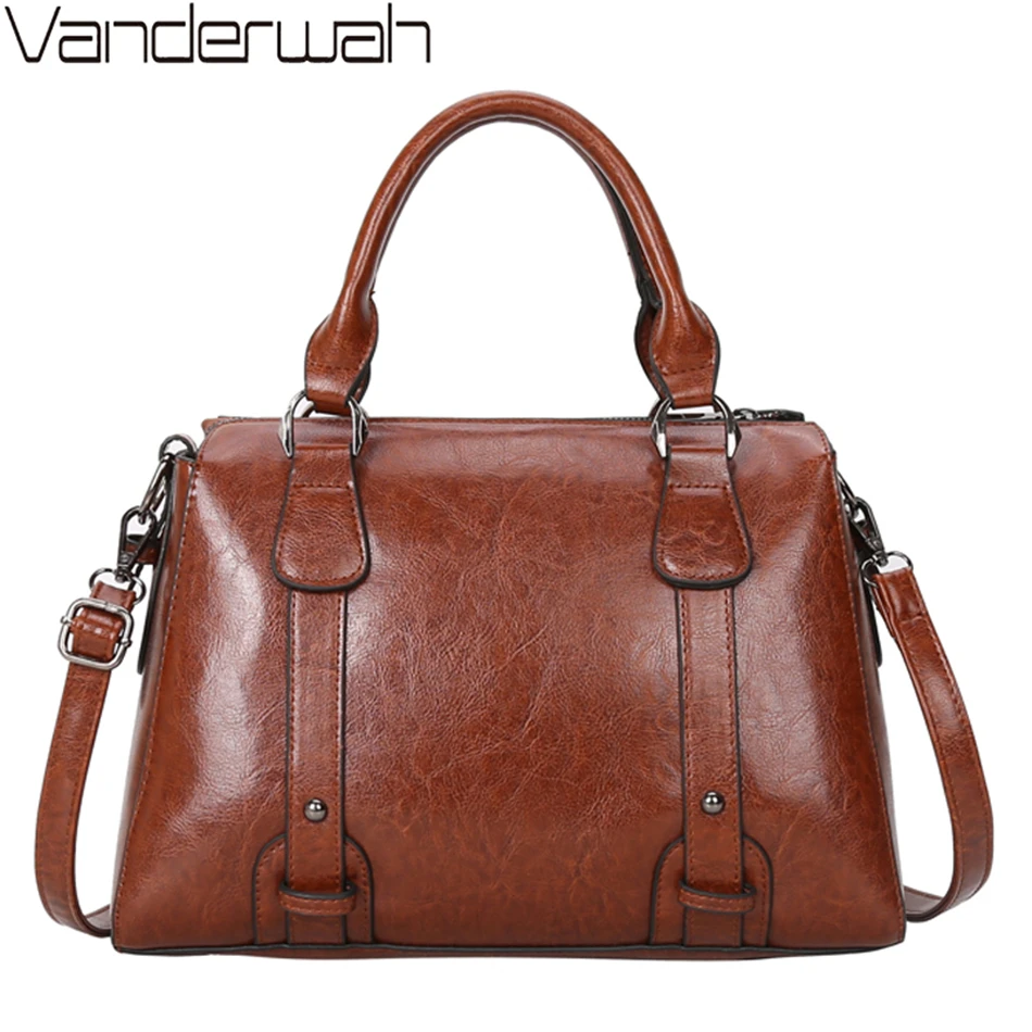 Винтажные ремни женская сумка сумки из вощеной кожи роскошные женские через