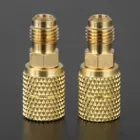 2 шт. R410a латунные переходные соединения 14 папа до 516 женский SAE Поворотный адаптер для R410A мини Сплит Система HVAC