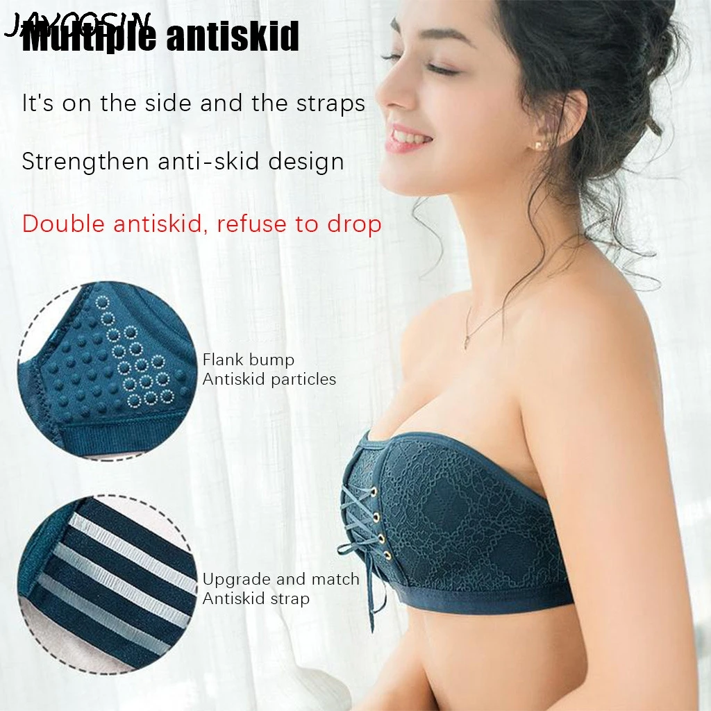 Сексуальное женское нижнее белье бюстгальтер без бретелек косточек для