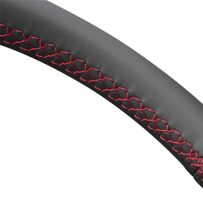 MEWANT Чехлы рулевого колеса автомобиля из черной искусственной кожи для Peugeot 307 CC 2004