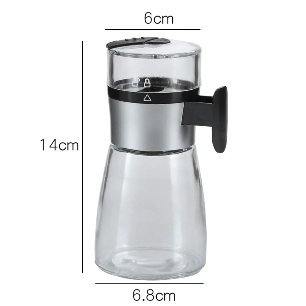 Откидной контроль соль перец Cruet измеримый и lable креативная банка для специй
