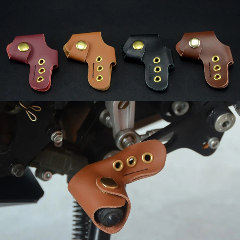 

Чехол для рычага переключения передач для мотоцикла Benelli BJ250/502C/752S Leoncino 250/500, декоративный кожаный чехол