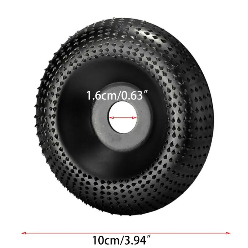 

Wood Grinding Wheel Engraving Rotary Shaping Tool 100x16mm For Angle Grinder W0YD