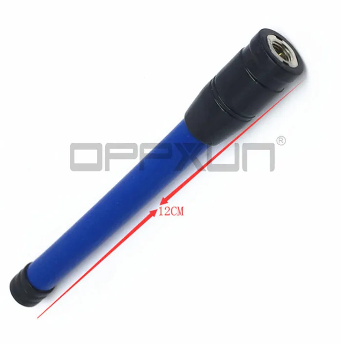 

OPPXUN 144/430 MHZ SMA-M Male Antena Blue Flexible for Walkie Talkie YAESU FT50R FT60R VX1R VX3R VX5R VX6 R Radio