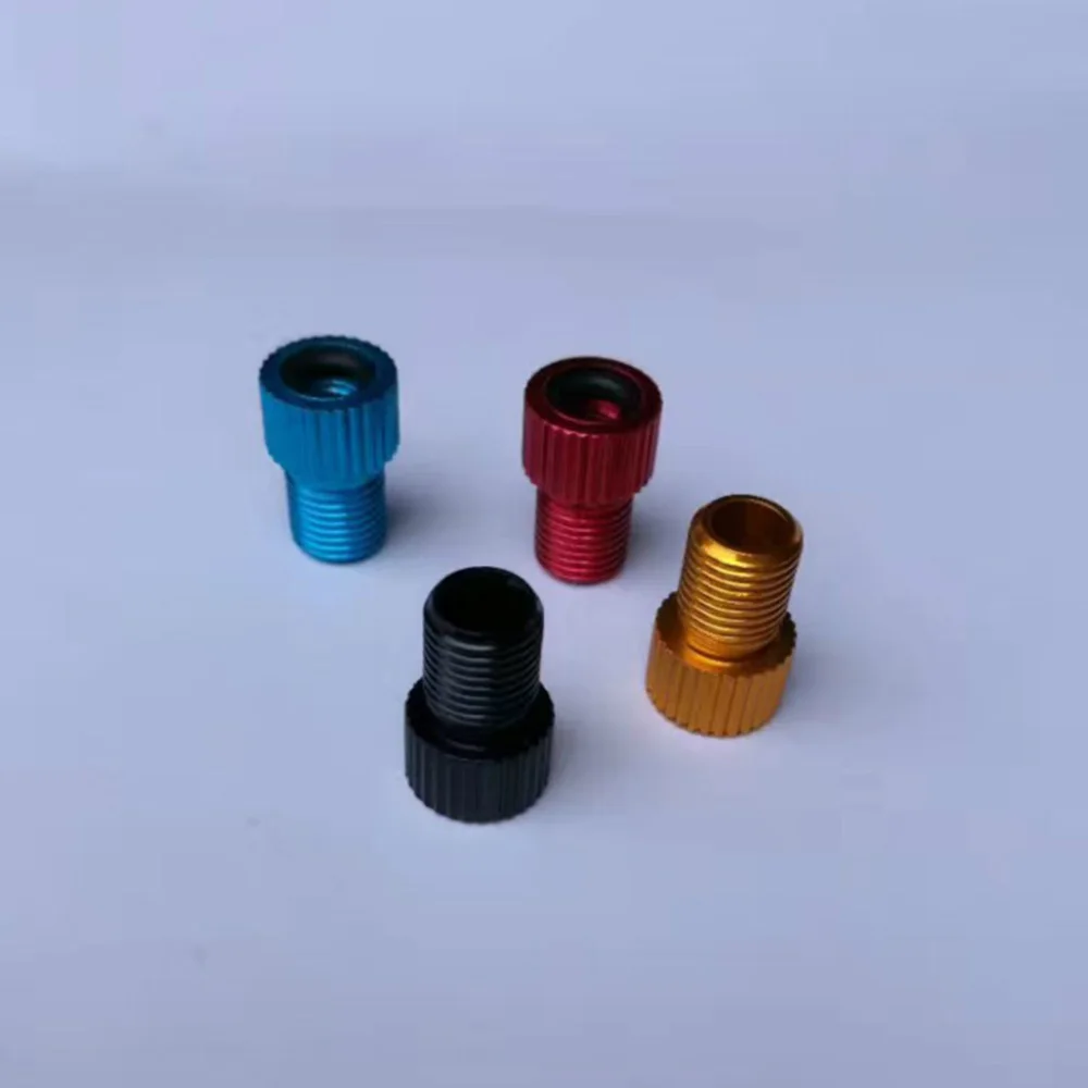 

Aluminium Alloy French Style to US Style Adapter Bike MTB BMX CNC Tyre Air Converter (Black)