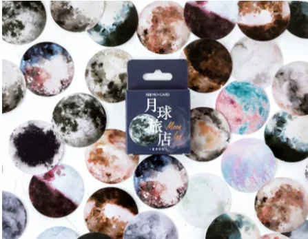 

Universe moon decorative sticker(1pack)