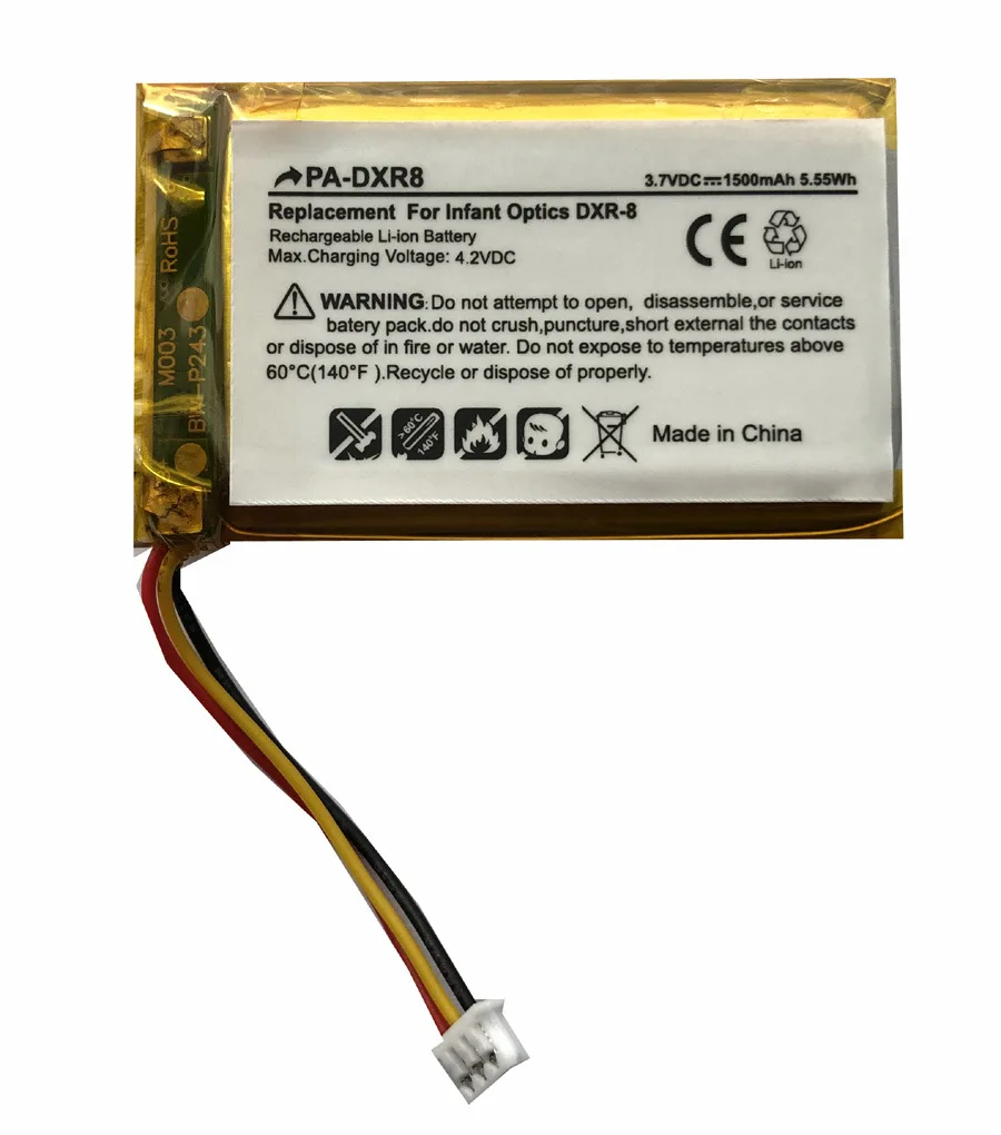 

1500mAh Battery for Baby Monitor Infant Optics DXR-8 ,DXR8RLB, SP803048
