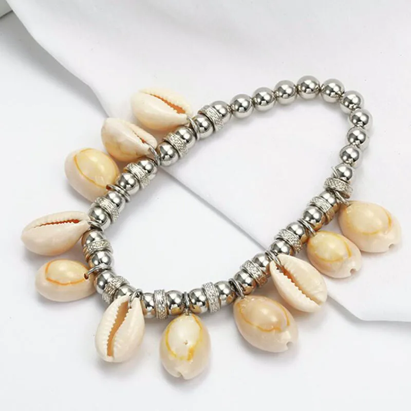 Браслеты на ногу Многослойные женские винтажные анклеты ручной работы с