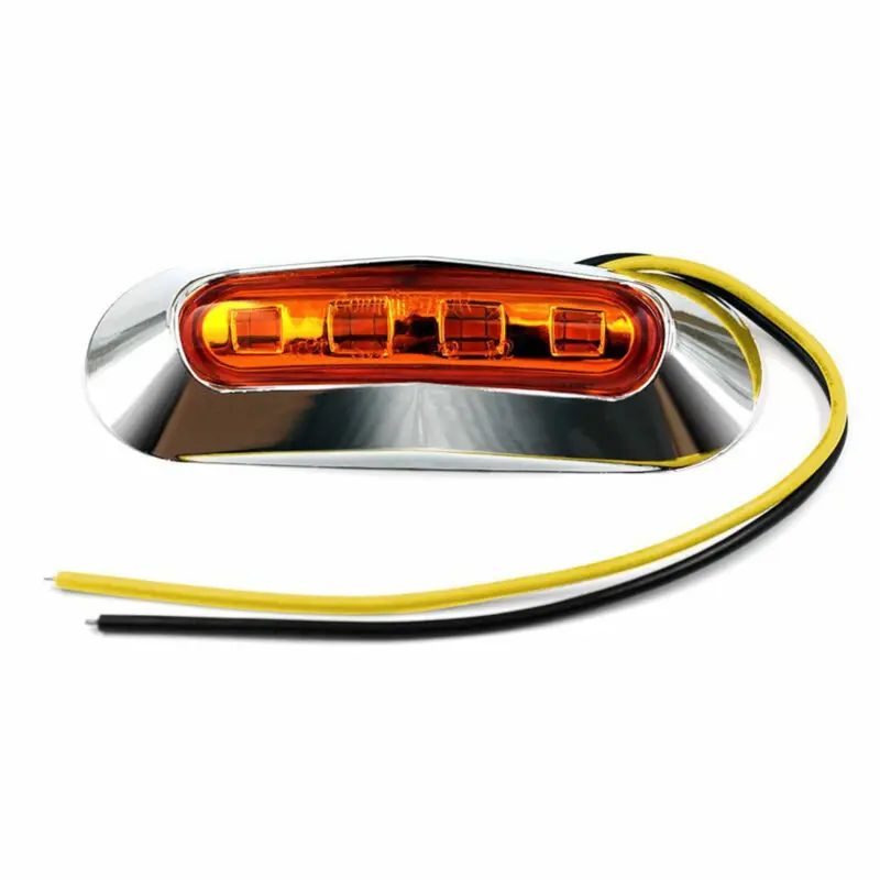 

Lamp Car Light Pack Truck 4 LED Accessory Amber Clearance Elements SMD Side
