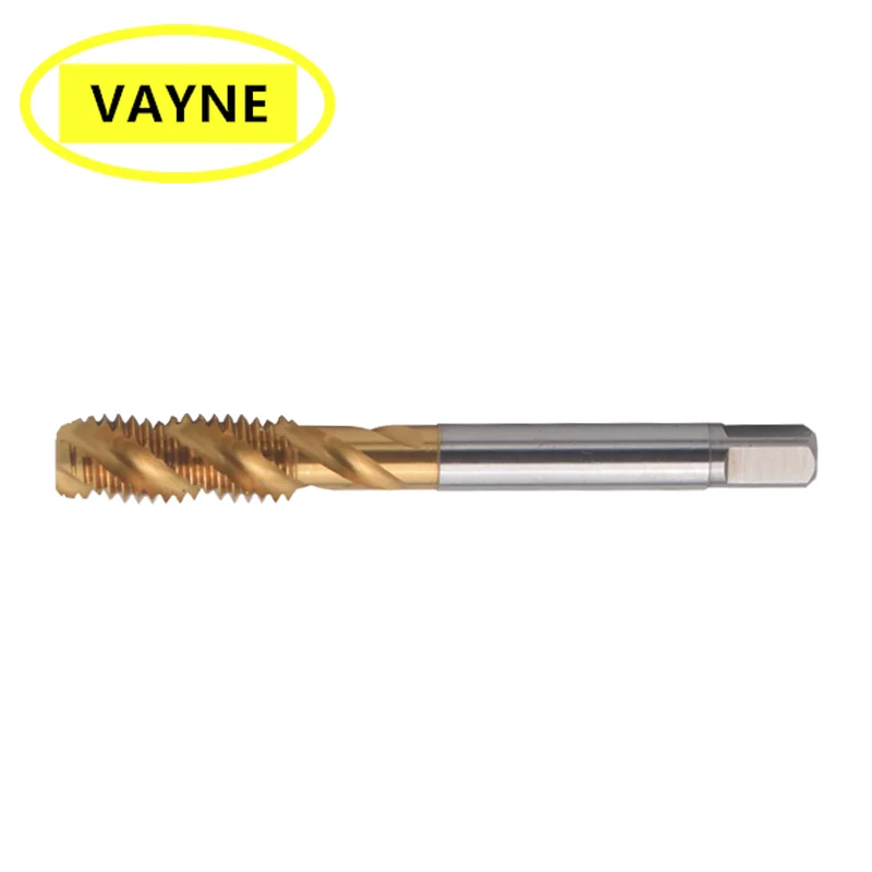 

VAYNE HSSE Metric Spiral Fluted Taps with Tin Coated M8*1.25 M10*1.5 and machine Fine Thread screw tap M8M10 *0.5/0.75/1/1.25