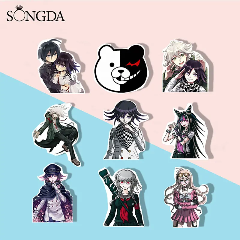 Классические броши в мультяшном стиле Danganronpa V3 заколки триггеры счастливый хаосс