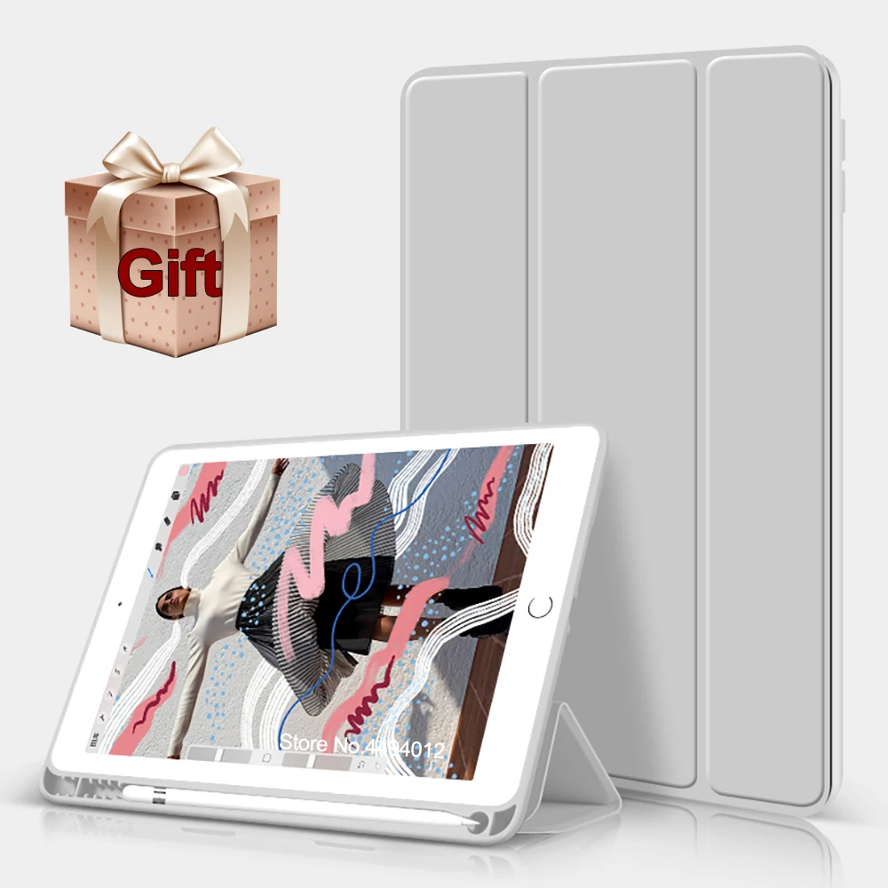 Чехол для iPad Air 3 10 5 ipad 9 7 2018 футляр тонкий мягкий Силиконовый ТПУ чехол умный режим