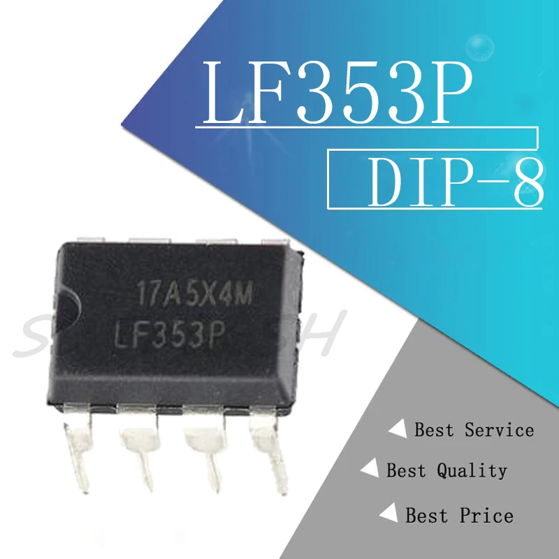 10 шт. LF353P DIP8 LF353 операционный усилитель op amp Amp новый оригинальный | Электронные