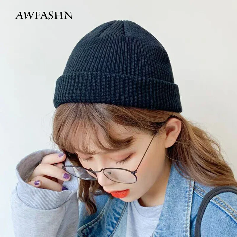 Классические женские зимние шапки Шапка-бини для мужчин хлопковая женская