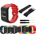 Мягкий силиконовый сменный ремешок для смарт-часов Garmin Vivoactive HR Смарт Браслет для наручных часов Garmin Vivoactive HR часы сменный Браслет ремешок