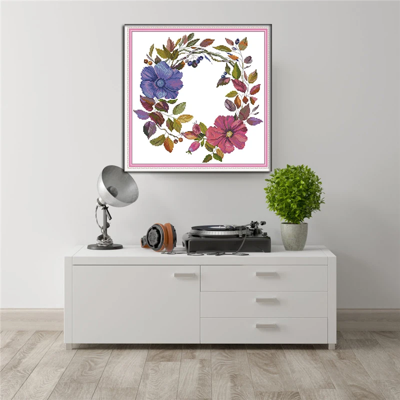 Рукоделие вышивка крестиком наборы для вышивки 14 карат и 11 фруктовый цветок хлеб