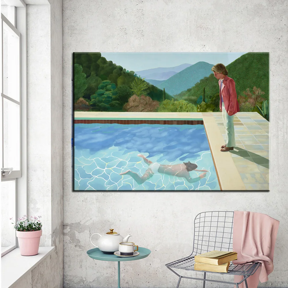 

David Hockney A Bigger Splashist Custom Hot New Art Poster Top Canvas Home Decor Wall Picture Printings