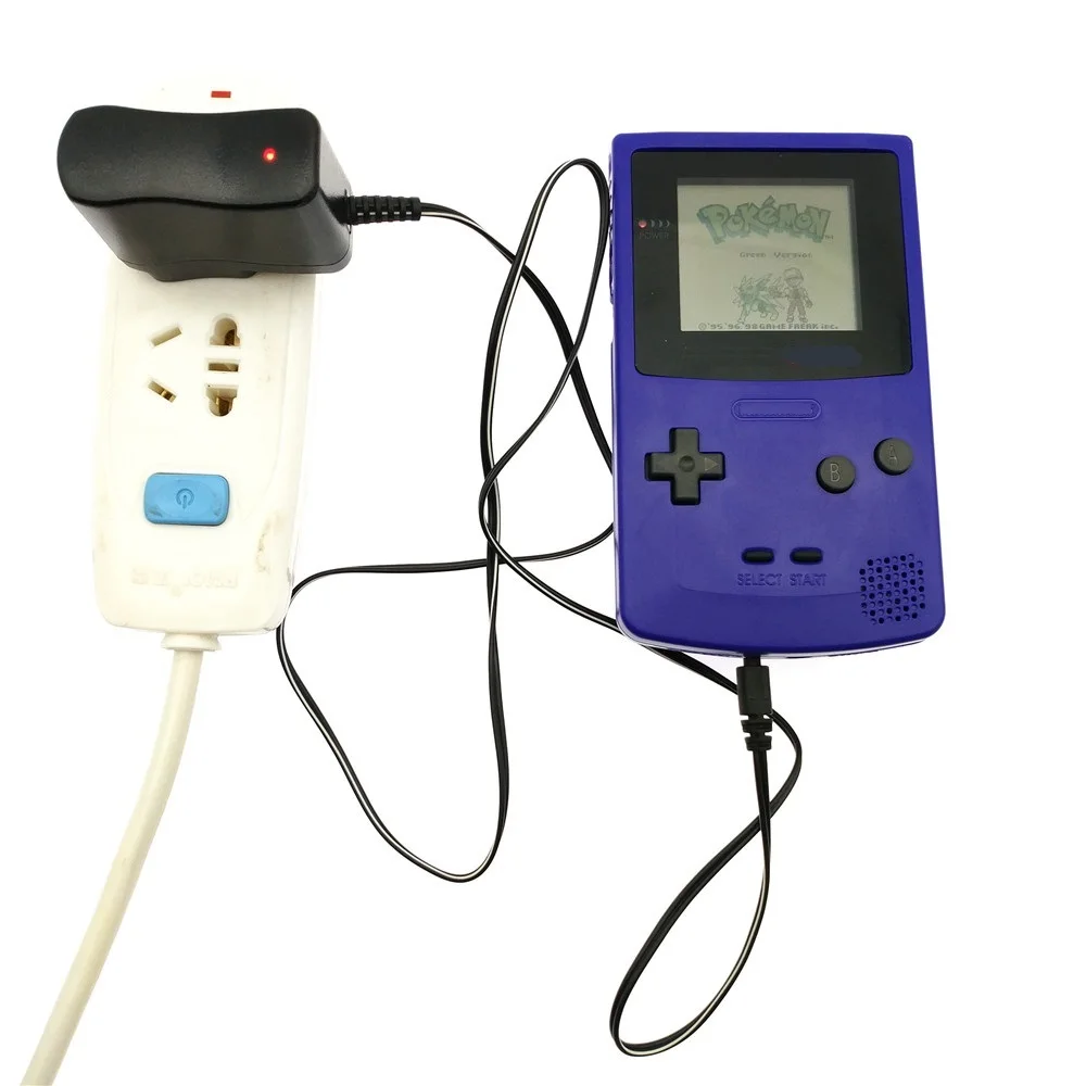 Отремонтированный Перезаряжаемые для GameBoy Цвет консоль GBC + карточная игра