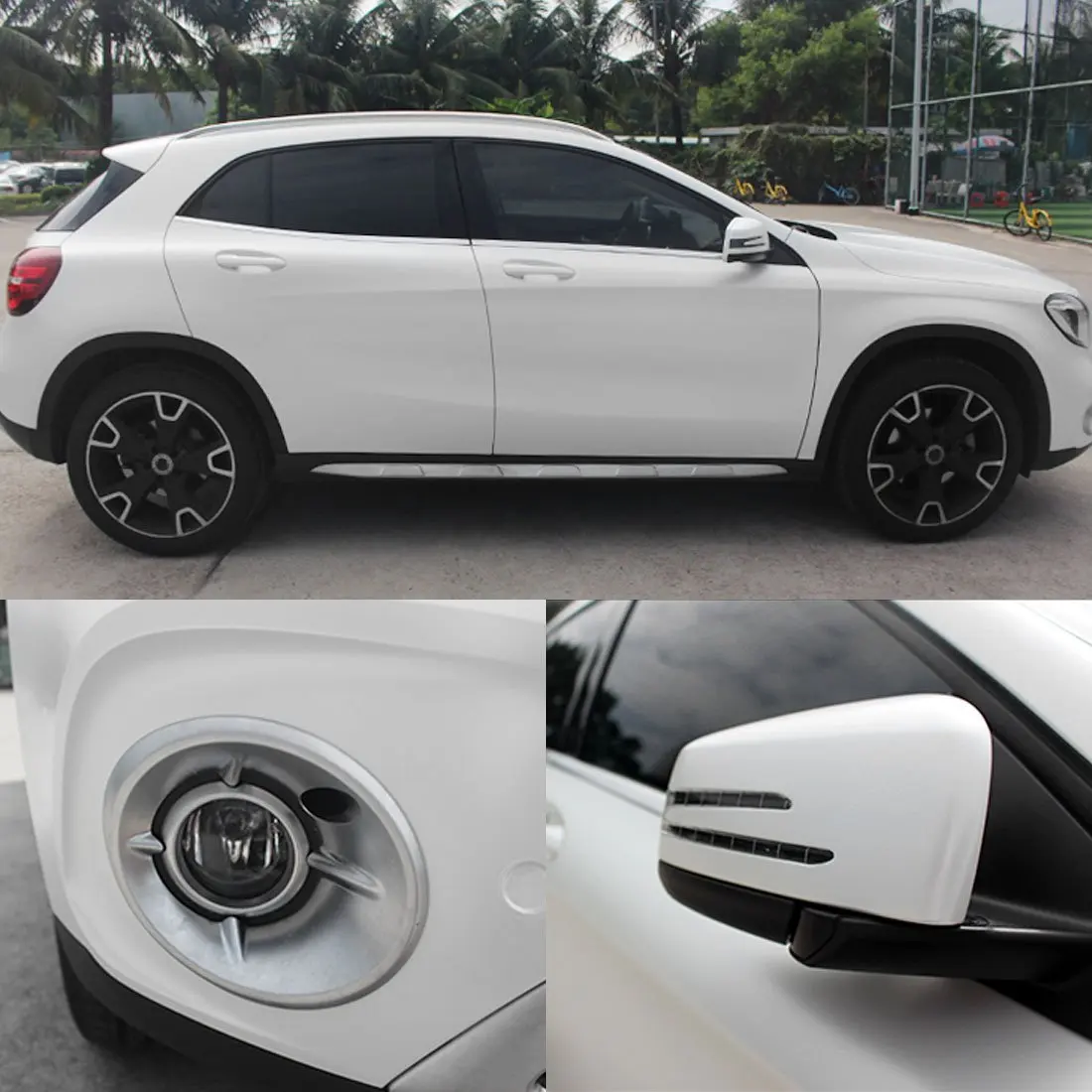 Липкая самоклеящаяся Автомобильная виниловая пленка Uxcell матовая черная белая