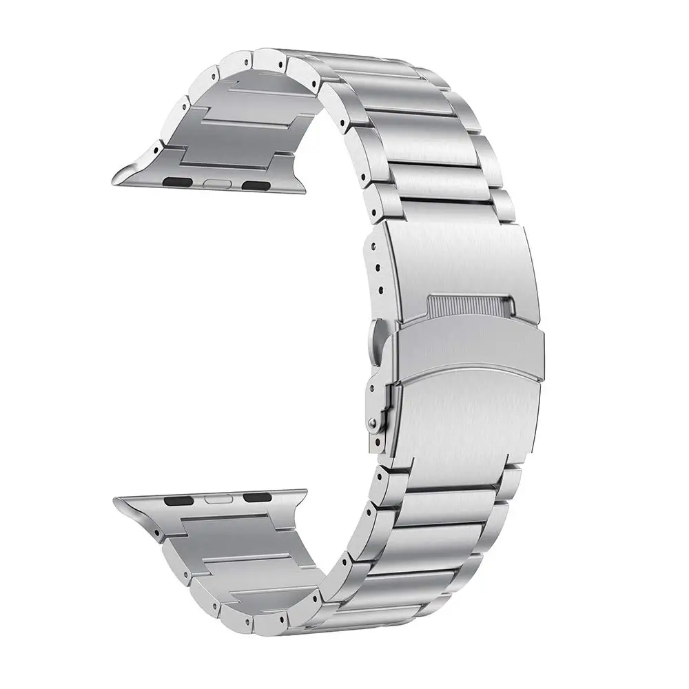 

Link Bracelet for Apple Watch Band 44mm 42mm Series 5 4 correa for iwatch strap 40mm 38mm Series 3 2 1 with Safety Buckle belt