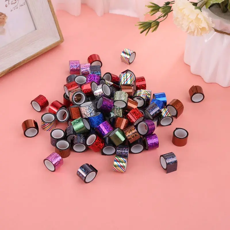 90 шт. декоративные голографические Блестки для ритмической гимнастики 1 2 см |