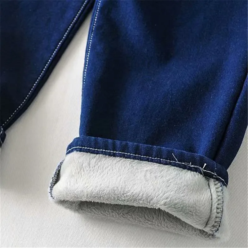 

Plus Size Jeans For Women In Winter Elastic Large Size Leggings Jeans Plus Velvet Thickening Denim Elastic Fabric For Fatwomen