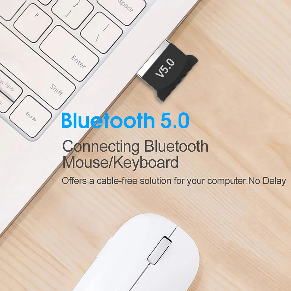 USB адаптер Bluetooth передатчик музыкальный приемник беспроводной мини V5.0 для