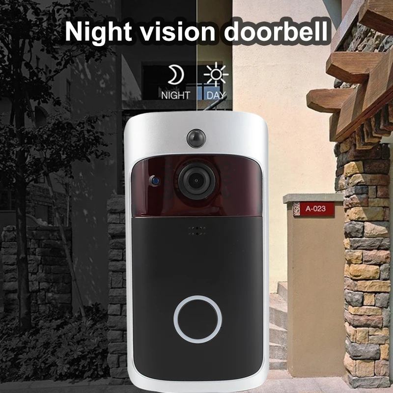 Универсальный домофон WiFi беспроводной дверной звонок видео Регистраторы