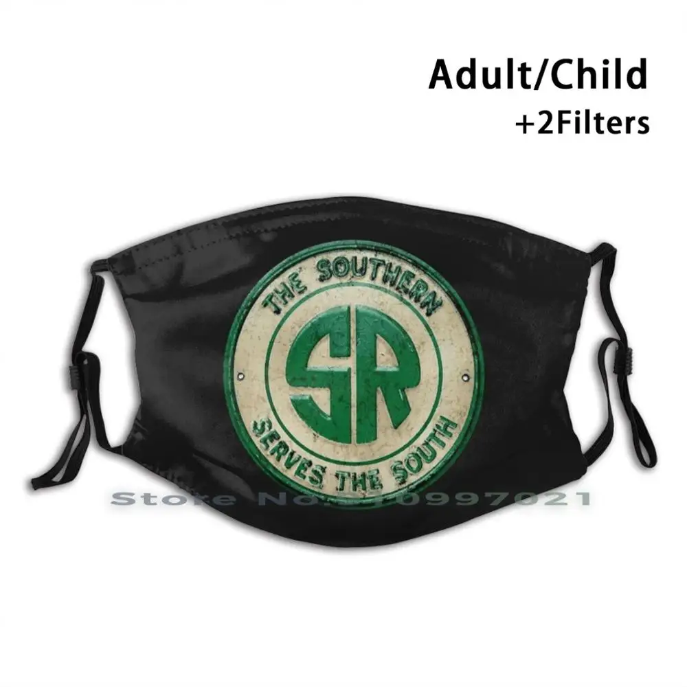 Южная железная дорога шарф маска шейный обогреватель бандана Нью-Йорк