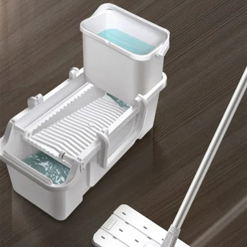 

mops floor cleaning flat mop free hand washing household lazy mopping mopping wet and dry mop bucket