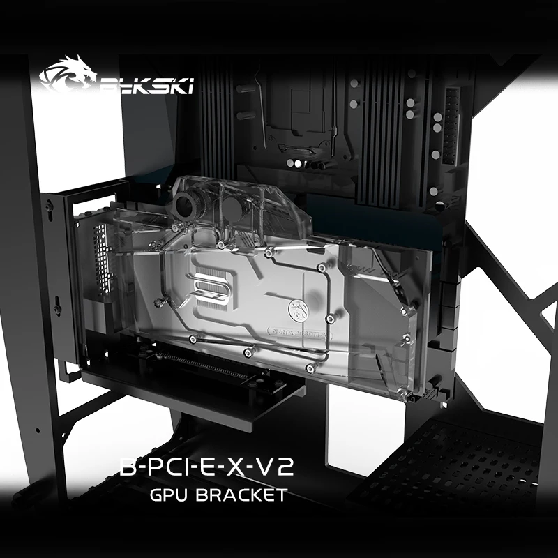 Bykski против вмешательства GPU Удлинительный кабель для PCIE3.0x16 вертикально VGA