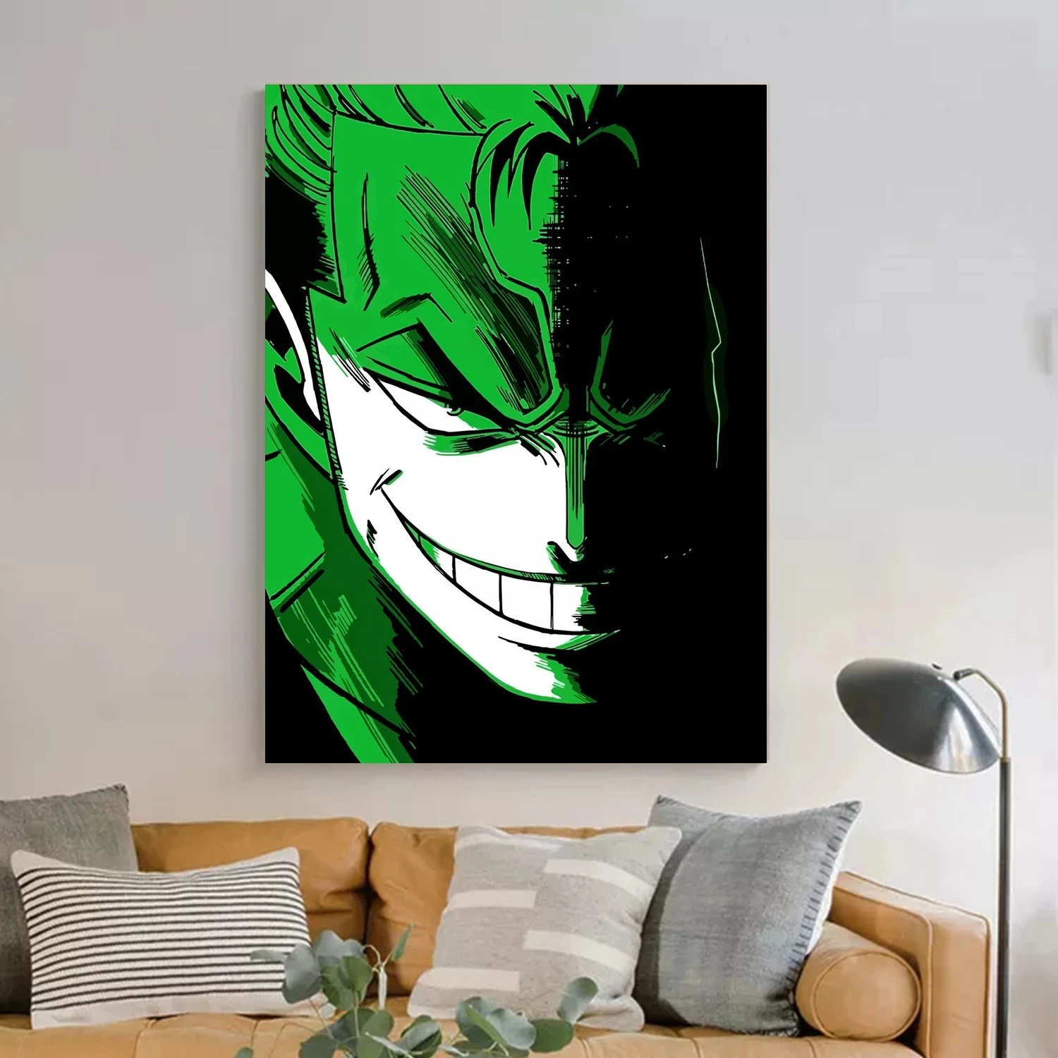 Японские картины на холсте Зоро Настенная картина цельный плакат печать