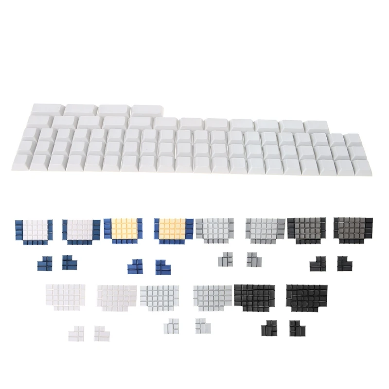 Колпачки для клавиш Pbt DSA пустые колпачки механической игровой клавиатуры Ergodox