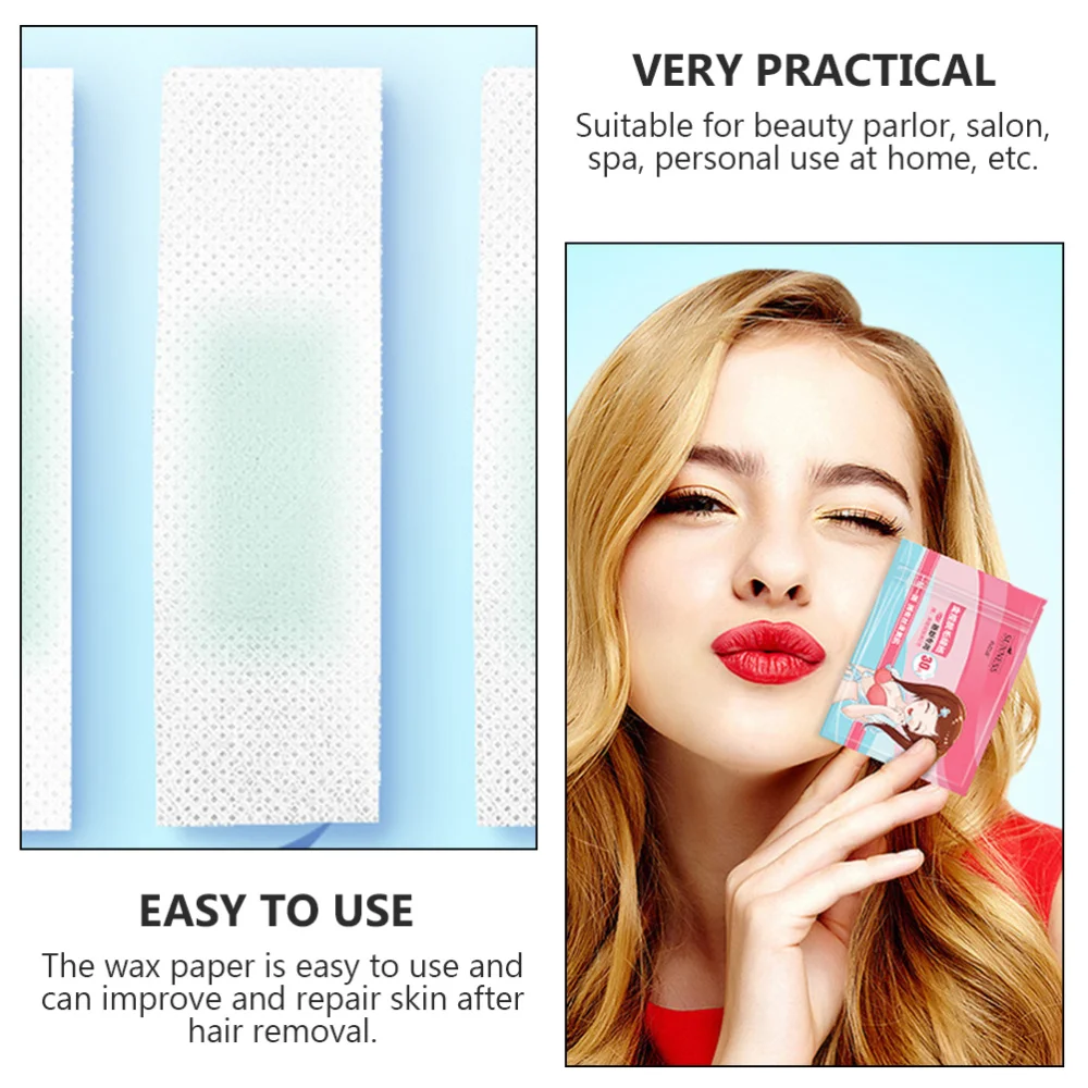 

30Pcs Lip Hair Removal Wax Paper Practical Lip Hair Remover Care Tool