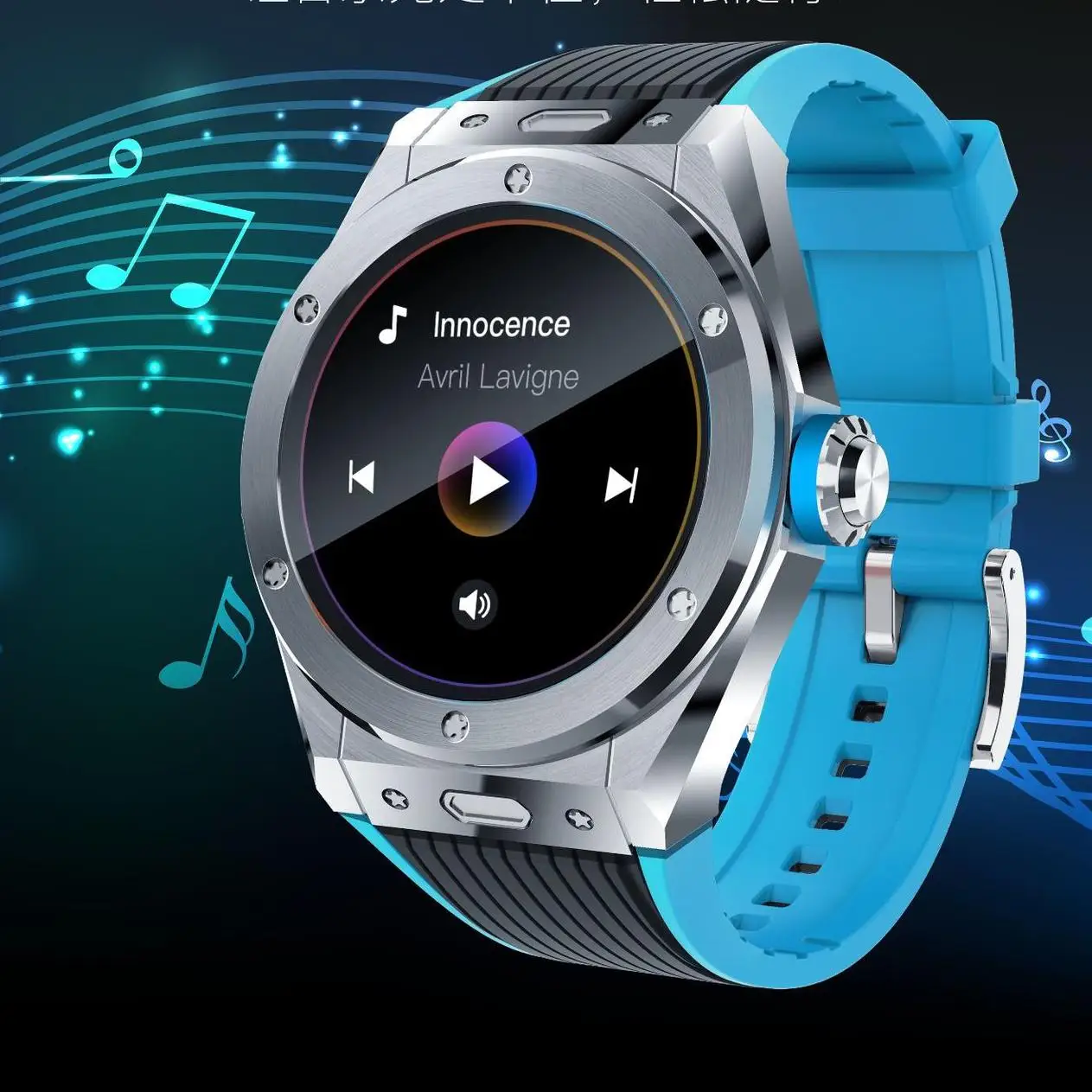 

Новинка Mv58 Смарт-часы с мониторингом сердечного ритма, Bluetooth-звонки, смарт-браслет с местной музыкой