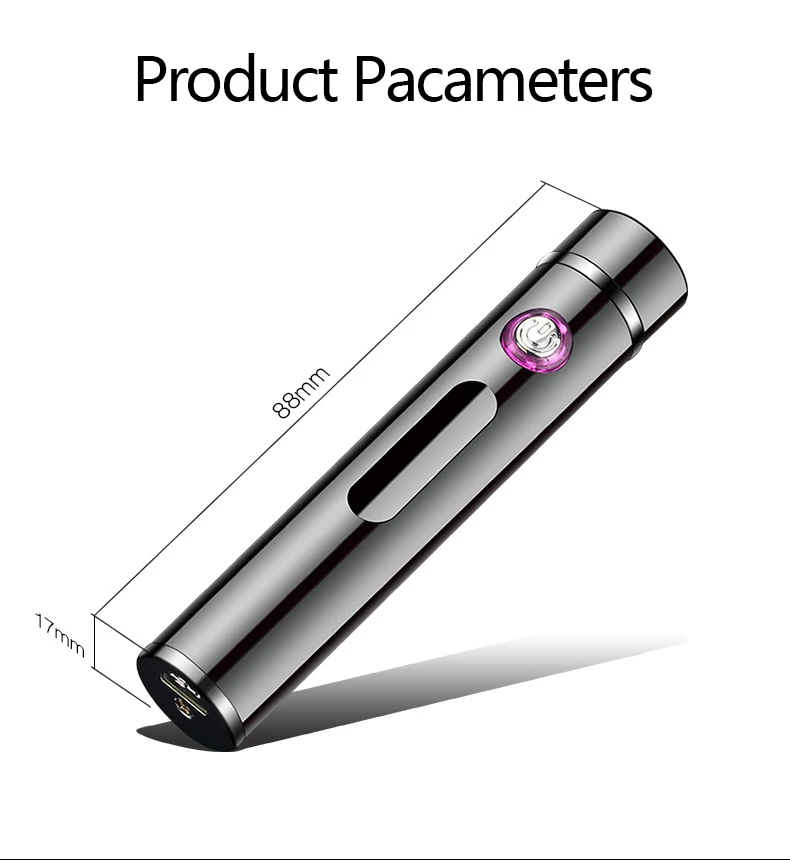 Портативная USB электрическая плазменная зажигалка, Электронная двойная дуговая зажигалка, ветрозащитная импульсная зажигалка, аксессуары для курения